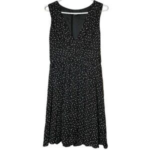 Vivienne Tam 100% silk sleeveless polka dot dress size 2